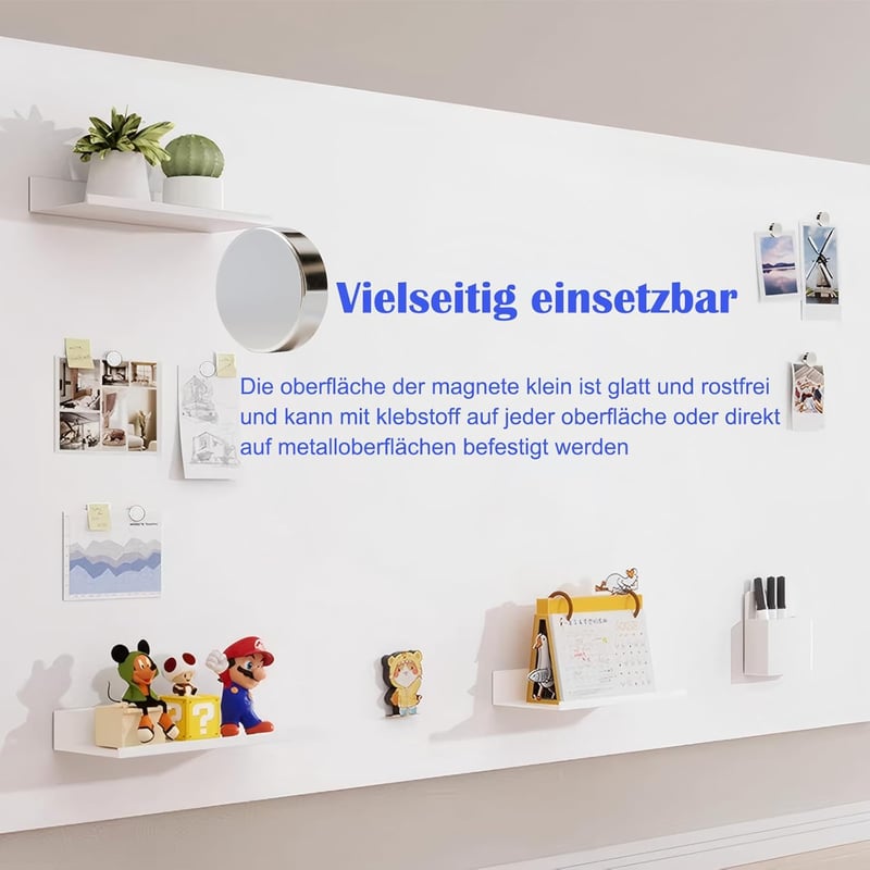 TACHIO 100 db erős neodímium mágnes 2x1 mm, tűzőtábla és kézműves munkához