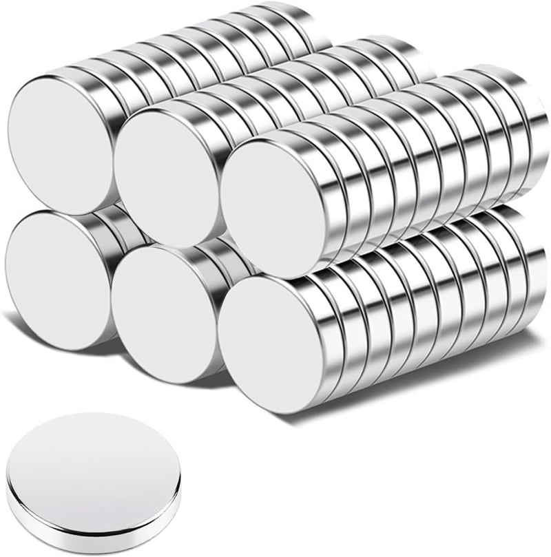 TACHIO 100 db erős neodímium mágnes 2x1 mm, tűzőtábla és kézműves munkához