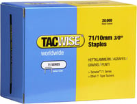 Tacwise Type 71 10mm Tűzőkapocs 20000db - Tűzőpisztoly Kapocs 1