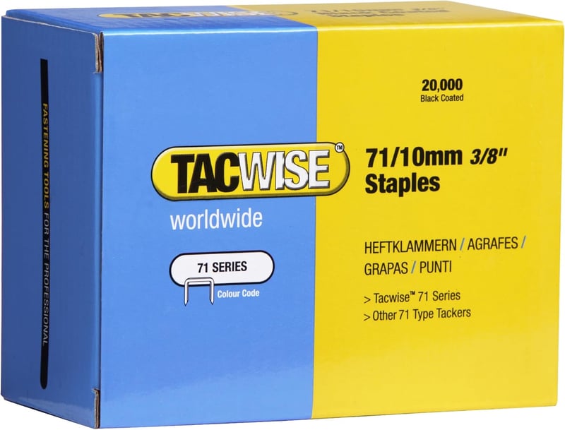 Tacwise Type 71 10mm Tűzőkapocs 20000db - Tűzőpisztoly Kapocs