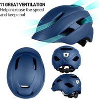 Tadpole LED-es kerékpáros sisak felnőtteknek, szellőztetett mountain bike bukósisak 3
