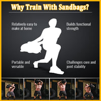 Taeku Állítható Erőedzés Sandbag 6 Fogantyúval Funkcionális Edzéshez 5