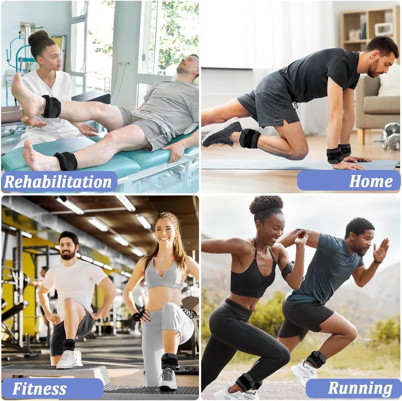 Taeku verstellbare Knöchelgewichte 1 Pár Fitness Futás Sétálás