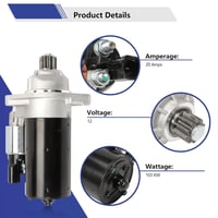 Taesayl Starter Motor 12V 1.7kW 10 Fog VW Skoda Seat Audi 2