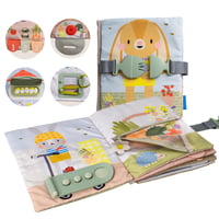 Taf Toys 13355 Moja prvá knižka s aktivitami - Vývojová knižka pre bábätká, 1 ks 1