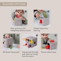 Taf Toys 13405 Interaktívna hračka „vyťahovací vreckovkový box“ pre bábätká, 1 ks 5
