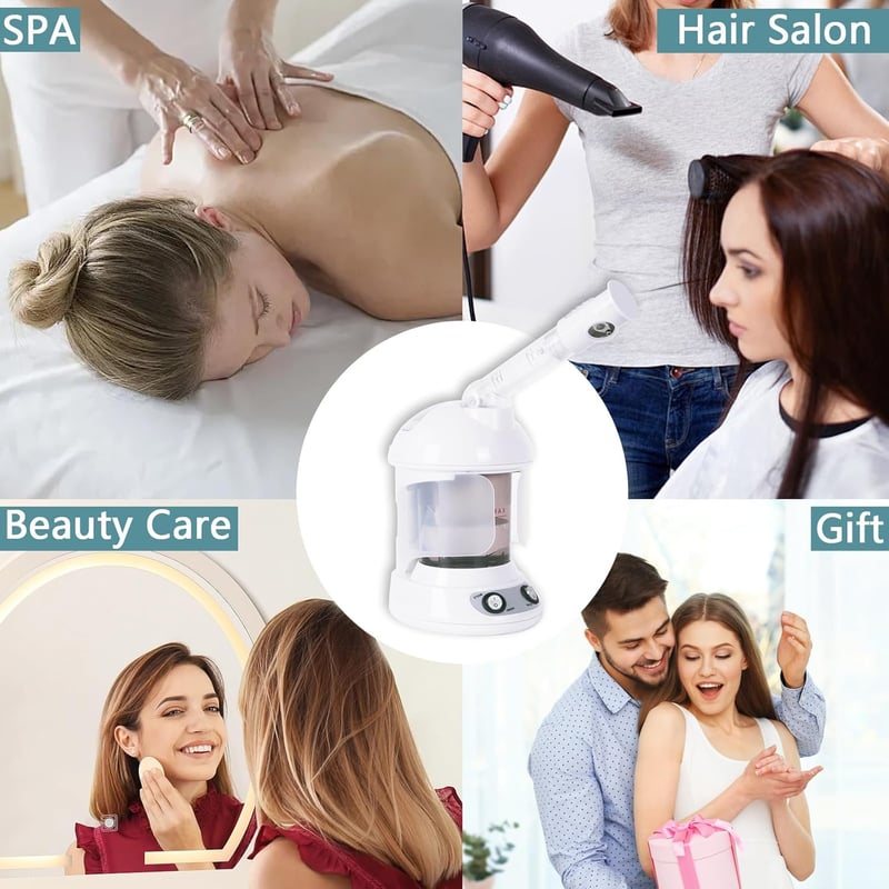TaFoyu Professzionális Nano Ionos Arcgőzölő Készülék Pórus Tisztító Otthoni Spa Arcápolás Bőrápolás