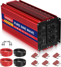TAGEEBLU 4000W Tiszta Szinusz Inverter 12V-ról 230V-ra Autóhoz LCD Kijelzővel 1