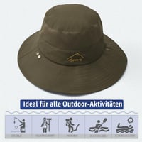 Široký slnečný klobúk TAGVO s odnímateľnou ochranou krku, UPF 50+ UV ochrana, skladací klobúk na rybolov a turistiku s nastaviteľným remienkom pod bradu, na kempovanie, výlety a cestovanie 7