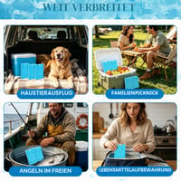 Set 8 Elemente de Răcire Reutilizabile Mici TaimeiMao - Mențin Temperatura Scăzută Mult Timp, pentru Călătorii, Camping, Răcirea Alimentelor și a Băuturilor 7