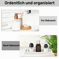 Set tăvițe pentru baie TAIVIN, 2 bucăți - Tavă decorativă de depozitare pentru baie 6