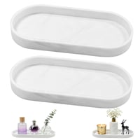 Set tăvițe pentru baie TAIVIN, 2 bucăți - Tavă decorativă de depozitare pentru baie 1