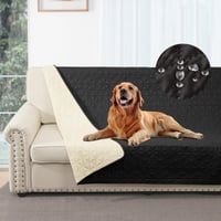 Taiyang 100% vodoodolný poťah na pohovku pre psov a mačky, ochrana nábytku, čierny, 132-208 cm, 1 ks 1