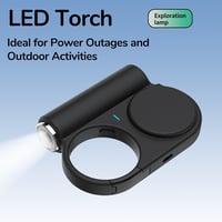 TakTark Power Bank 5000 mAh 15W - Încărcător Portabil cu Cablu Extensibil, USB-C Intrare/Ieșire, Adaptor, Funcție de Lanternă și Agățătoare 4