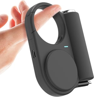 TakTark Power Bank 5000 mAh 15W - Încărcător Portabil cu Cablu Extensibil, USB-C Intrare/Ieșire, Adaptor, Funcție de Lanternă și Agățătoare