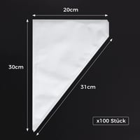 TAKUZA 100 db일次-használatos Cukrászsacok Átlátszó Közepes Méret Torta Sütemény Díszítéshez - Medium Size 100 Pieces 2