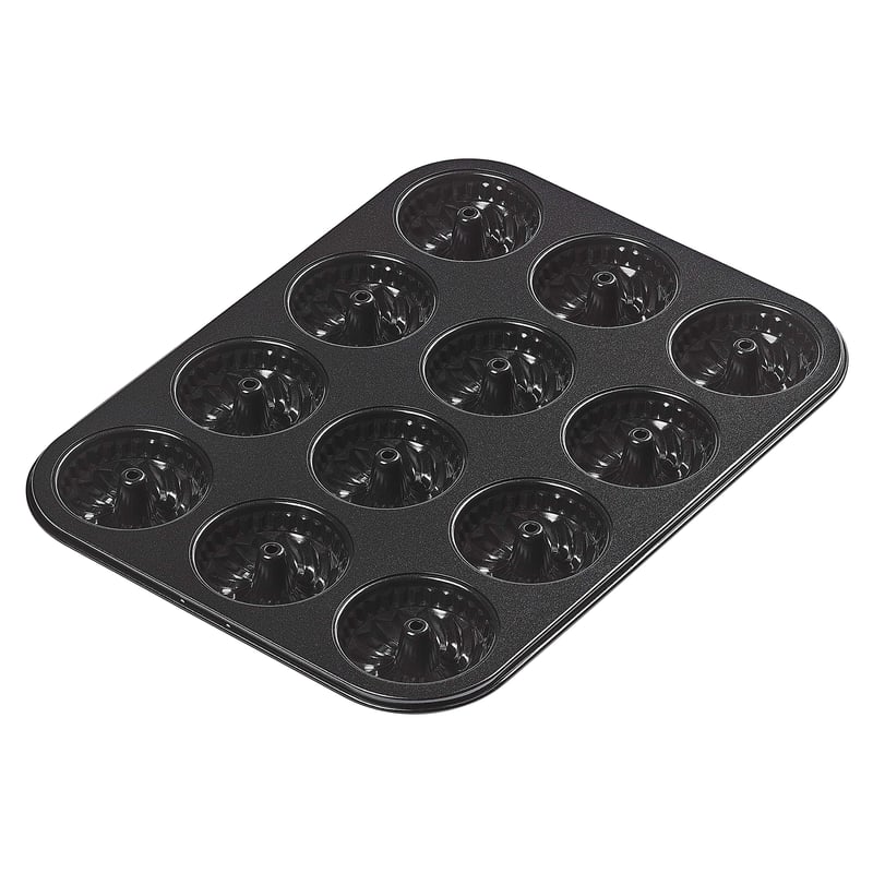 Forma na pečenie Tala Performance Eclipse pre 12 mini tortičiek, uhlíková oceľ – 35x27 cm
