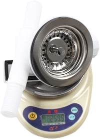 Talea 304 rozsdamentes acél konyhai lefolyó szifonszűrő 114 mm-es túlfolyással 8