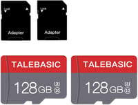 talebasic 128GB Micro SD kártya Class 10 + adapter 2db 1