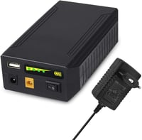 TalentCell 100WH Újratölthető Lítium-ion Akkumulátor - 12V/8300mAh, 9V/11000mAh, 5V/20000mAh - LED Szalaghoz, Kamerához, Fekete 1