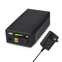 TalentCell 100WH Punjiva Litij-ionska Baterija - 12V/8300mAh, 9V/11000mAh, 5V/20000mAh - Za LED Trake, Kamere, Crna 1