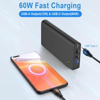 TalentCell NB7102 17500mAh Lithium-ion Powerbank 64.75Wh USB-C Laptop Töltő 2