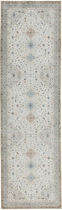 Taleta OLINA Mosható Futószőnyeg - Bézs, 80x300 cm, Csúszásmentes Alacsony Szálú Szőnyeg Konyhába, Előszobába, Nappaliba - Boho Vintage Stíl 7