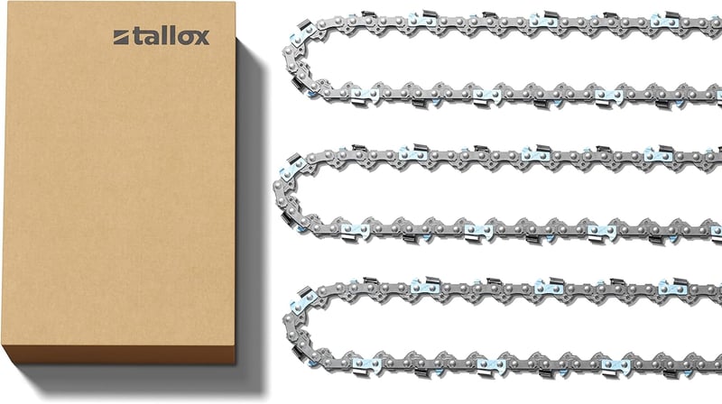 Tallox láncfűrész lánc 3/8" 1,1 mm 40 szem - 30 cm - 3 db