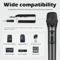 talomen K60-1 Vezeték nélküli Karaoke Mikrofon 2.4GHz Dinamikus Töltölthető Vevőegységgel - gray 6