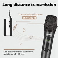 talomen K60-1 Vezeték nélküli Karaoke Mikrofon 2.4GHz Dinamikus Töltölthető Vevőegységgel - gray 5