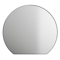 Okrúhle nástenné zrkadlo Talos Design s priemerom 100 cm v čiernom hliníkovom ráme, 5 — v spodnej časti sa nachádza malý škrabanec (stav: pozri 2. obrázok) 3