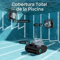 Robotický bazénový vysávač TALOSBO C1 – Čistenie dna a stien, 180-minútová výdrž batérie, dvojitá filtrácia, 3 motory, ovládanie cez aplikáciu, pre bazény do 150 m² 3