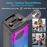 TAMPROAD 80W Bluetooth Hangszóró TWS Szubwoofer LED Kültéri Parti 6
