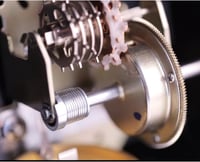 TAMUME Rozsdabarna Antik Mechanikus Metronóm 40-208 BPM Csengővel 8