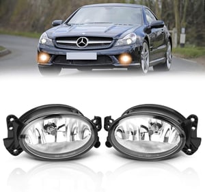 TangMiGe első ködlámpa 1 pár átlátszó búrával Mercedes W169 W211