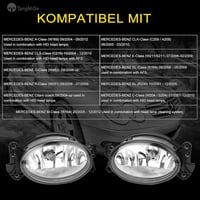 TangMiGe első ködlámpa 1 pár átlátszó búrával Mercedes W169 W211 2