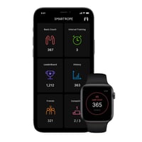 TANGRAM Factory Smart Rope LED Švihadlo - Zobrazenie fitness údajov počas skákania - veľkosť M, chróm 3
