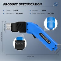 Tanniws 200W elektromos habvágó forró drót polisztirol vágógép kézműves szerszám 5