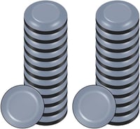 tao pipe 24 db Öntapadós Bútor Csúsztatók - 19 mm PTFE Teflonos Kerek Alátétek Nehéz Bútorokhoz - Padlóvédő Csúszótalp Fa, Laminált és Csemp 1
