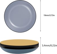 tao pipe 24 db Öntapadós Bútor Csúsztatók - 19 mm PTFE Teflonos Kerek Alátétek Nehéz Bútorokhoz - Padlóvédő Csúszótalp Fa, Laminált és Csemp 2