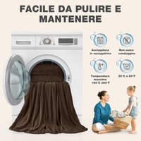 TAOCOCO Rugalmas Ágyfej Huzat Barna Velúr 180-200cm Mosható 6
