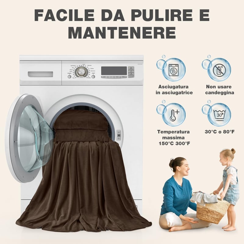 TAOCOCO Rugalmas Ágyfej Huzat Barna Velúr 180-200cm Mosható