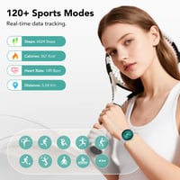 Inteligentné hodinky Taopodo s AMOLED dotykovým displejom, IP68, monitor srdcového tepu - strieborné 5