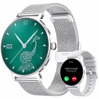 Inteligentné hodinky Taopodo s AMOLED dotykovým displejom, IP68, monitor srdcového tepu - strieborné 1