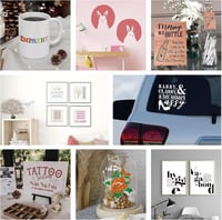 TAOYIO Smart Vinyl Permanent fólia pre Cricut Joy – 14 cm x 30,5 cm, samolepiaca vinylová súprava na notebook, telefón, stenu, 36 ks 6