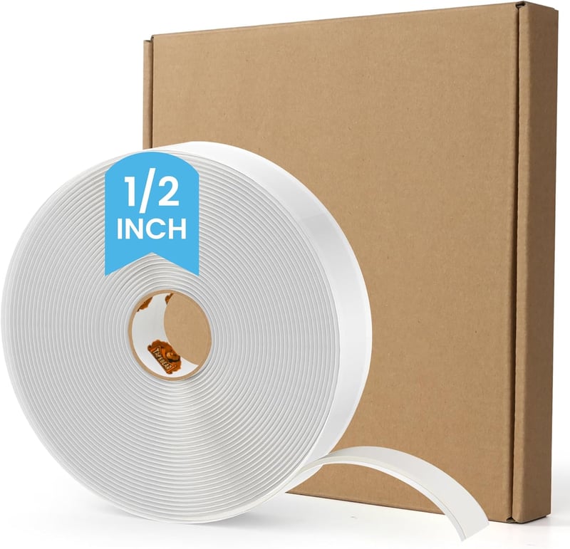 TAPEBEAR Butyl Tömítőszalag Fehér 12mm x 9m Vízálló Autó Fényszóró Ablak Tetőtömítés