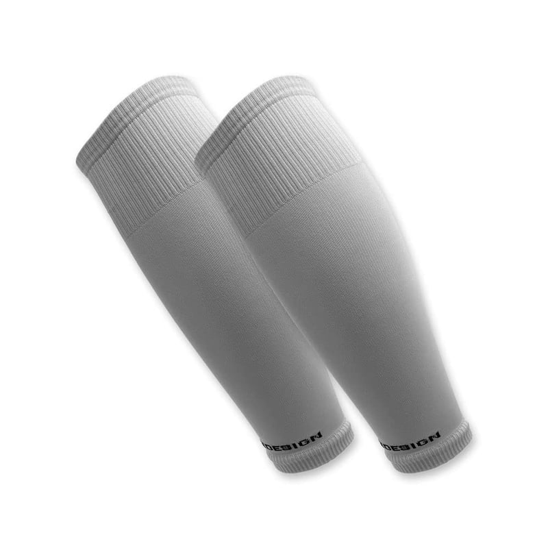 Tapedesign TUBES Suport pentru Apărători de Fotbal Alb - Manșoane de Fotbal Unisex Lungime până la Genunchi Mărime Unică