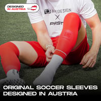 Tapedesign TUBES Suport pentru Apărători de Fotbal Alb - Manșoane de Fotbal Unisex Lungime până la Genunchi Mărime Unică 3