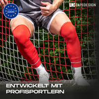 Tapedesign Tubes Pro futbalové návleky pod chrániče holení čierne unisex univerzálna veľkosť bez rukavíc podkolienky na futbal 5