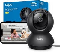 Cameră de supraveghere interior Tapo C201 360° WiFi, 1080P, vedere nocturnă, senzor de mișcare, audio bidirecțional, compatibilă cu Alexa și Google Assistant, pentru bebeluși și animale de companie 1